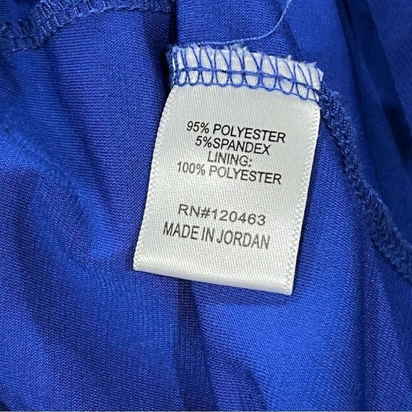 Kate & Mallory Casual royal Sleeveless hi-low maxi Dress - Picture 11 of 13